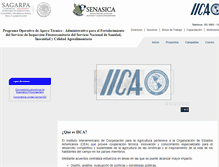 Tablet Screenshot of iica-senasica.com